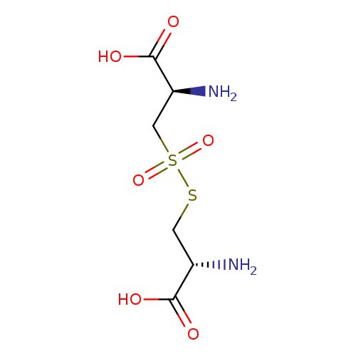 N[C@H](C(=O)O)CSS(=O)(=O)C[C@@H](C(=O)O)N