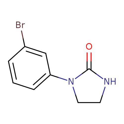 Brc1cccc(c1)N1CCNC1=O