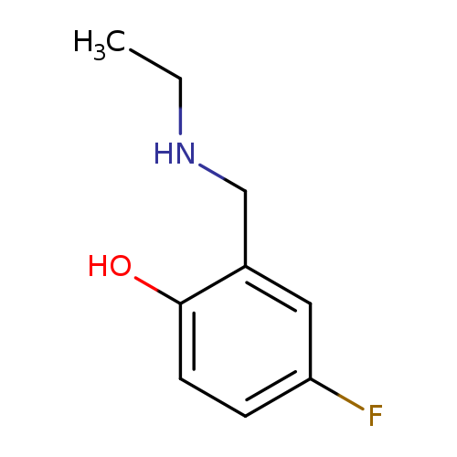 CCNCc1cc(F)ccc1O