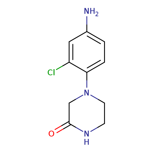 O=C1NCCN(C1)c1ccc(cc1Cl)N