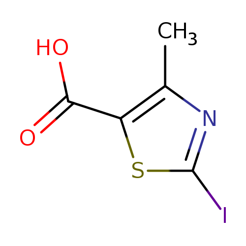 Ic1nc(c(s1)C(=O)O)C