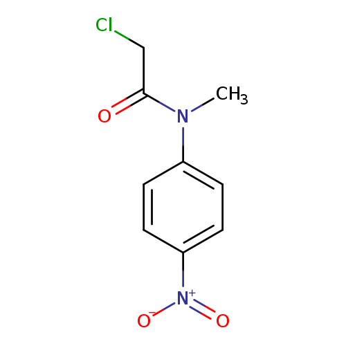 ClCC(=O)N(c1ccc(cc1)[N+](=O)[O-])C