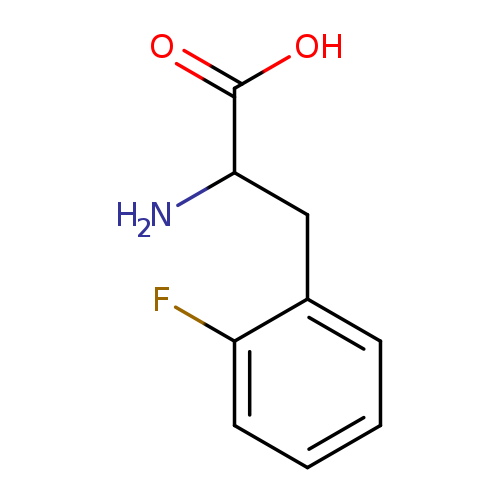 OC(=O)C(Cc1ccccc1F)N