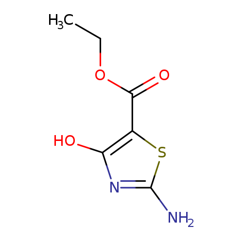 CCOC(=O)c1sc(nc1O)N