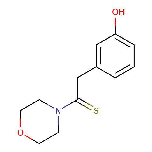 Oc1cccc(c1)CC(=S)N1CCOCC1