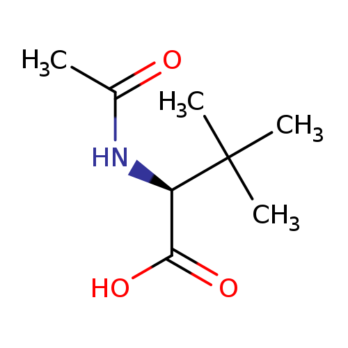 CC(=O)N[C@@H](C(C)(C)C)C(=O)O