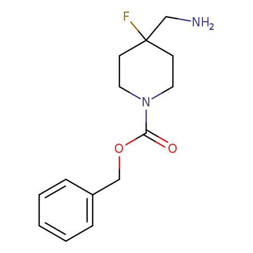 NCC1(F)CCN(CC1)C(=O)OCc1ccccc1