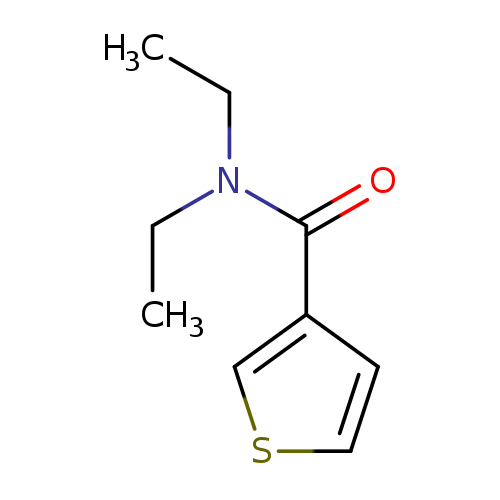 CCN(C(=O)c1cscc1)CC