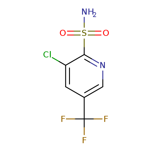 Clc1cc(cnc1S(=O)(=O)N)C(F)(F)F