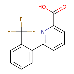 OC(=O)c1cccc(n1)c1ccccc1C(F)(F)F