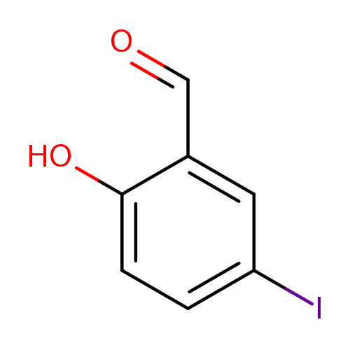 O=Cc1cc(I)ccc1O