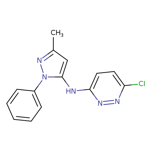 Cc1nn(c(c1)Nc1ccc(nn1)Cl)c1ccccc1