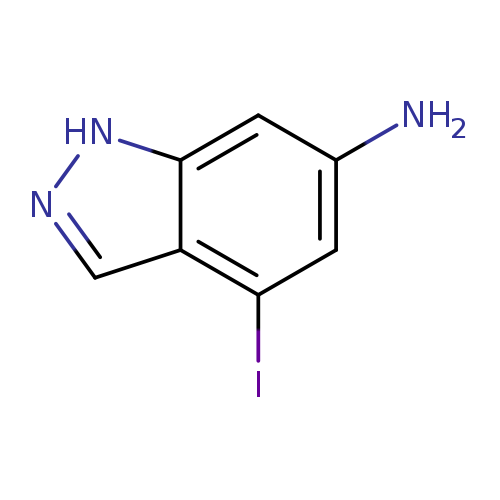 Nc1cc(I)c2c(c1)[nH]nc2