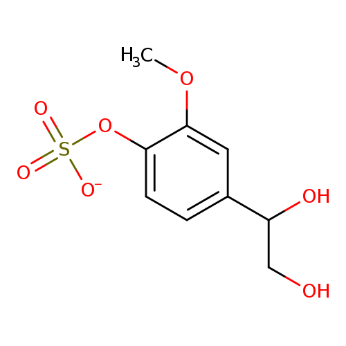 OCC(c1ccc(c(c1)OC)OS(=O)(=O)[O-])O