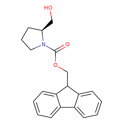 OC[C@@H]1CCCN1C(=O)OCC1c2ccccc2c2c1cccc2