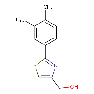 OCc1csc(n1)c1ccc(c(c1)C)C