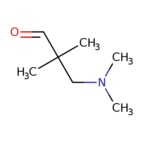 O=CC(CN(C)C)(C)C