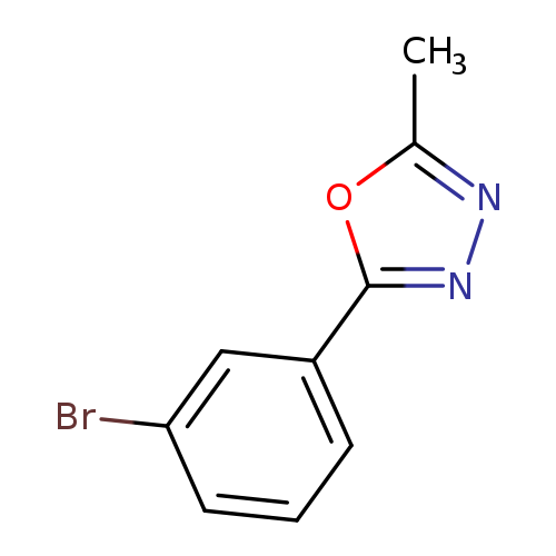 Brc1cccc(c1)c1nnc(o1)C