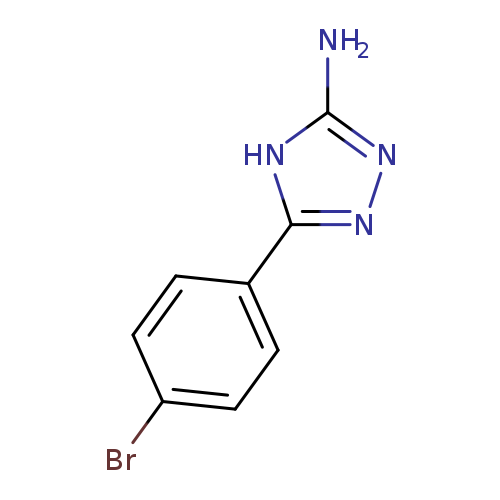 Brc1ccc(cc1)c1nnc([nH]1)N