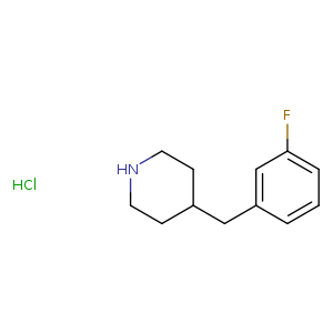 Fc1cccc(c1)CC1CCNCC1.Cl