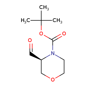 O=C[C@@H]1COCCN1C(=O)OC(C)(C)C