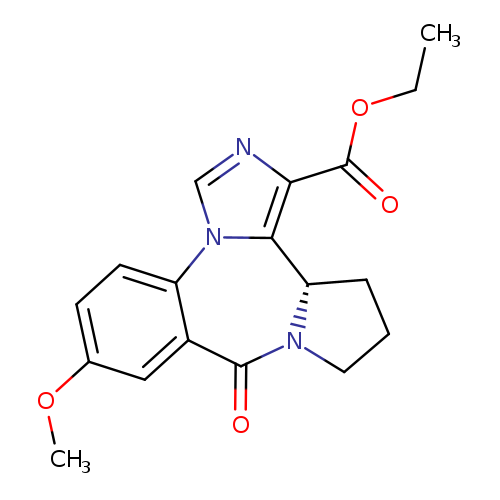 CCOC(=O)c1ncn2c1[C@@H]1CCCN1C(=O)c1c2ccc(c1)OC