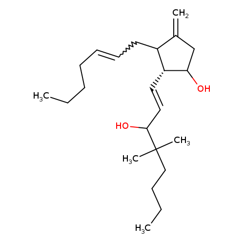 CCCCC=CCC1C(=C)CC([C@@H]1/C=C/C(C(CCCC)(C)C)O)O