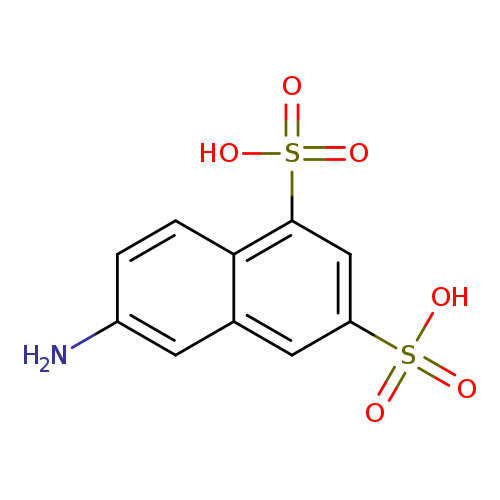 Nc1ccc2c(c1)cc(cc2S(=O)(=O)O)S(=O)(=O)O