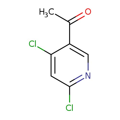 CC(=O)c1cnc(cc1Cl)Cl