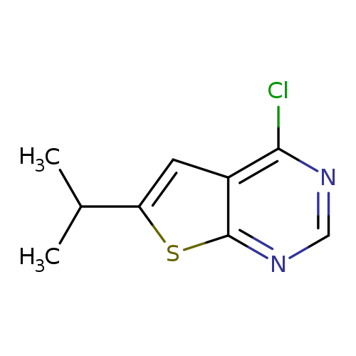 CC(c1sc2c(c1)c(Cl)ncn2)C