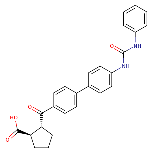 O=C(Nc1ccccc1)Nc1ccc(cc1)c1ccc(cc1)C(=O)[C@@H]1CCC[C@H]1C(=O)O