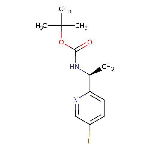 O=C(OC(C)(C)C)N[C@H](c1ccc(cn1)F)C