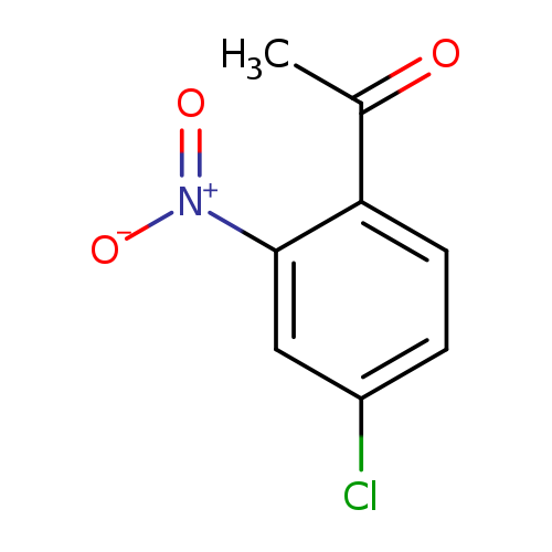 Clc1ccc(c(c1)[N+](=O)[O-])C(=O)C