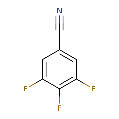 N#Cc1cc(F)c(c(c1)F)F