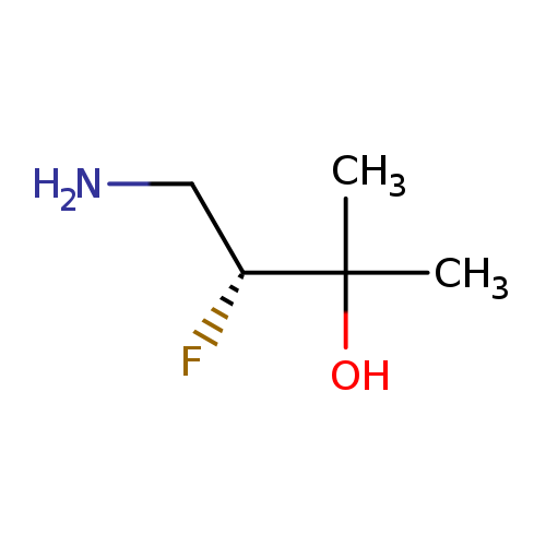 NC[C@H](C(O)(C)C)F