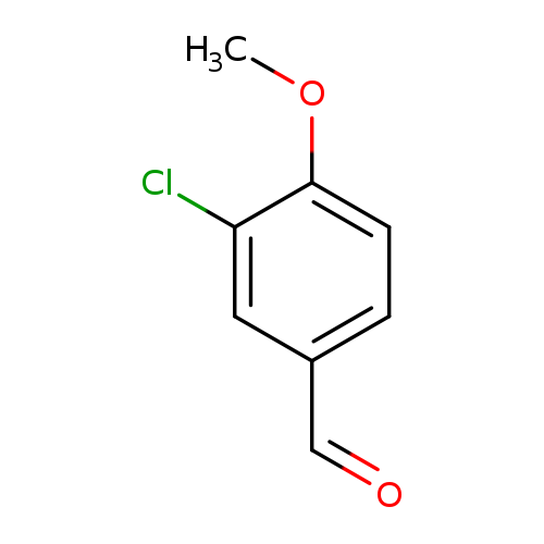 O=Cc1ccc(c(c1)Cl)OC