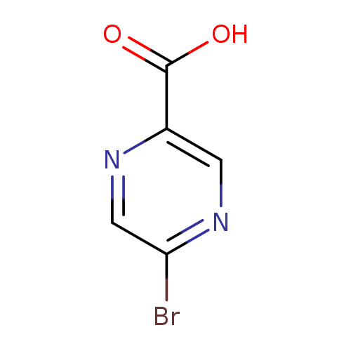 OC(=O)c1cnc(cn1)Br