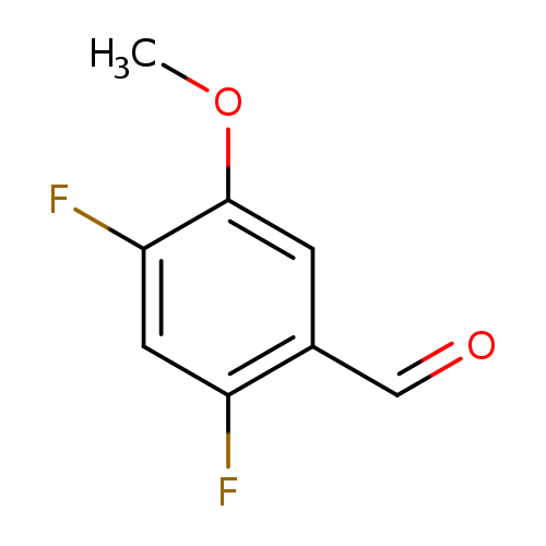 COc1cc(C=O)c(cc1F)F