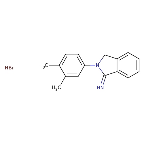Cc1ccc(cc1C)N1Cc2c(C1=N)cccc2.Br