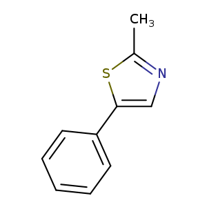Cc1ncc(s1)c1ccccc1