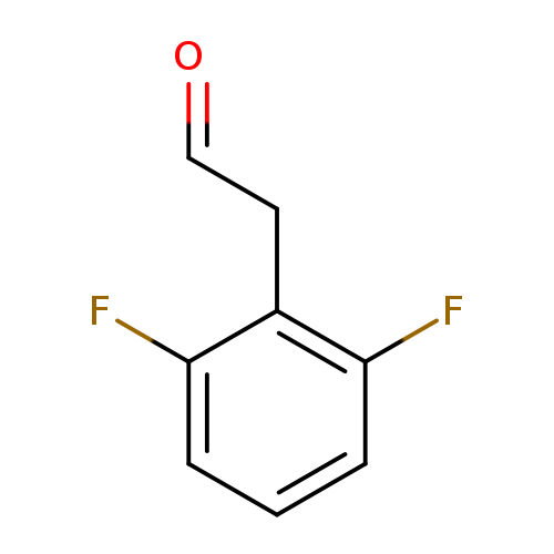 O=CCc1c(F)cccc1F