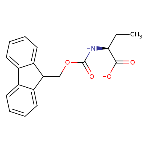 CC[C@@H](C(=O)O)NC(=O)OCC1c2ccccc2c2c1cccc2