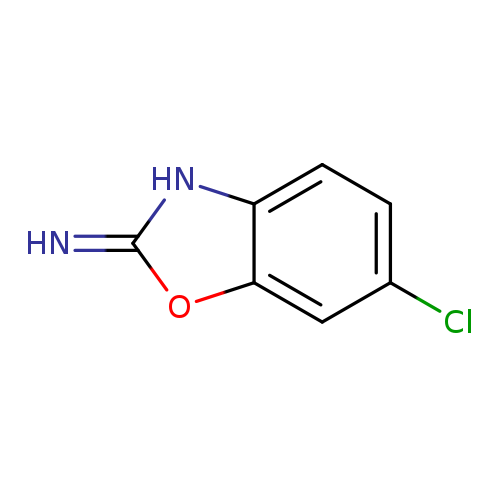 Clc1ccc2c(c1)oc(=N)[nH]2