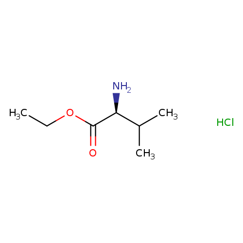 CCOC(=O)[C@H](C(C)C)N.Cl