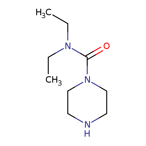 CCN(C(=O)N1CCNCC1)CC