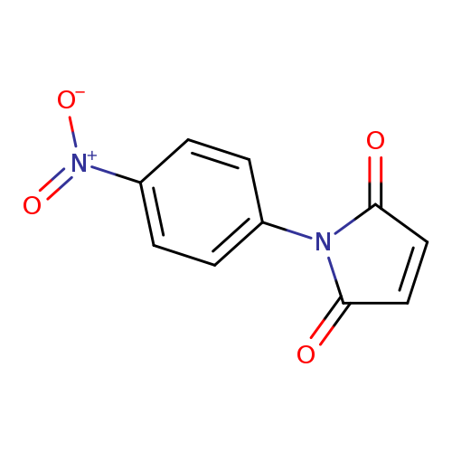 O=C1C=CC(=O)N1c1ccc(cc1)[N+](=O)[O-]