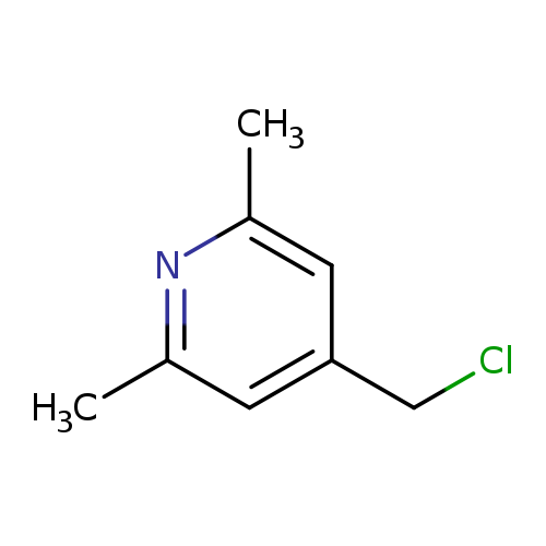 ClCc1cc(C)nc(c1)C
