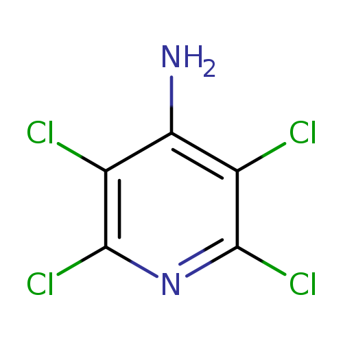 Clc1nc(Cl)c(c(c1Cl)N)Cl