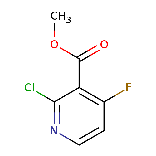 COC(=O)c1c(F)ccnc1Cl