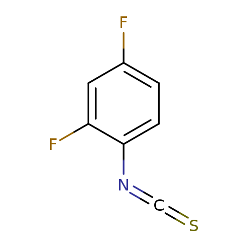 S=C=Nc1ccc(cc1F)F